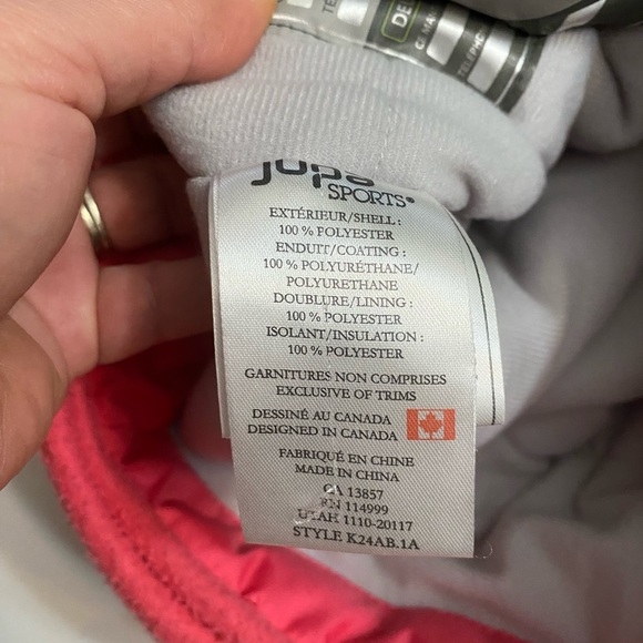 JUPA bib snow pants kids girls size 3T pink - Picture 10 of 16